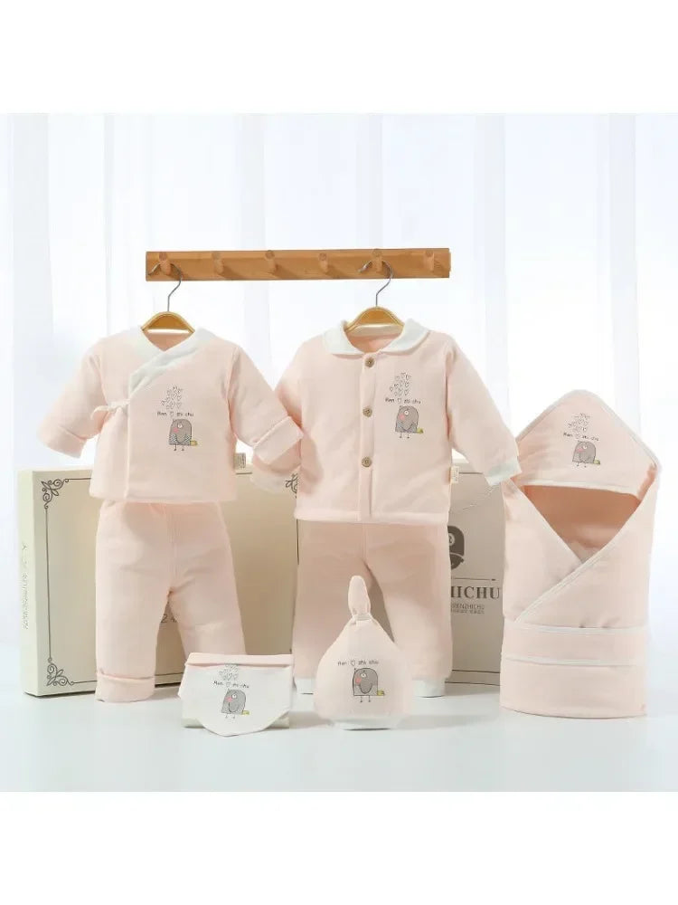 Luxury Newborn Cotton Outfits Set Baby Winter Coats Gift Box 0-6 Months