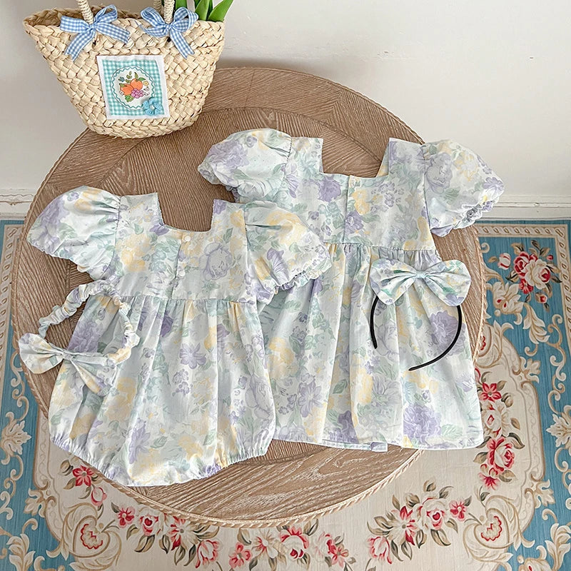 Toddler Infant Baby Sweet Lace Dress Summer Baby Girls