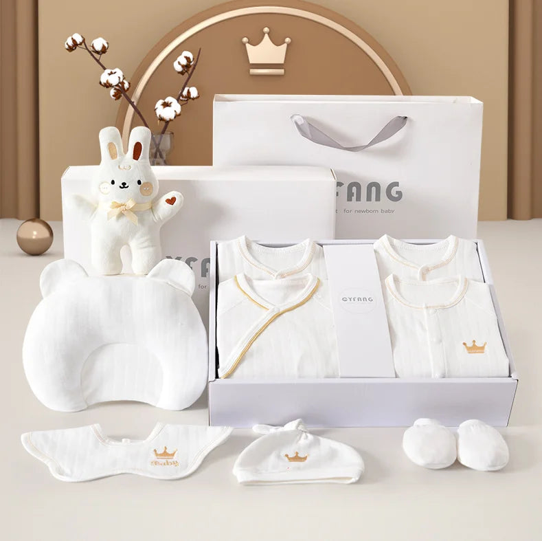 Newborn Baby Clothing Set 15/17/18/20 pieces/0-12 Months 100% Cotton Set