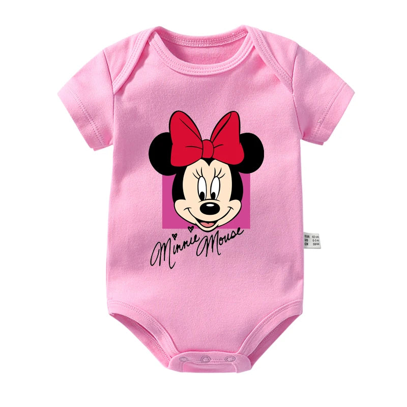 Disney Mickey Mouse Twins Baby Bodysuit Soft Romper