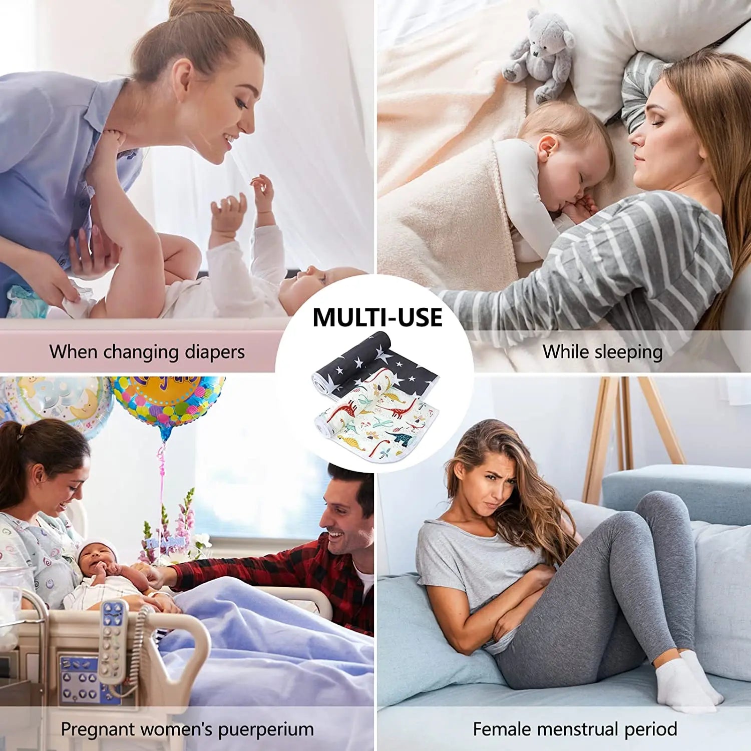 70x90CM Portable Diaper Changing Pad Waterproof