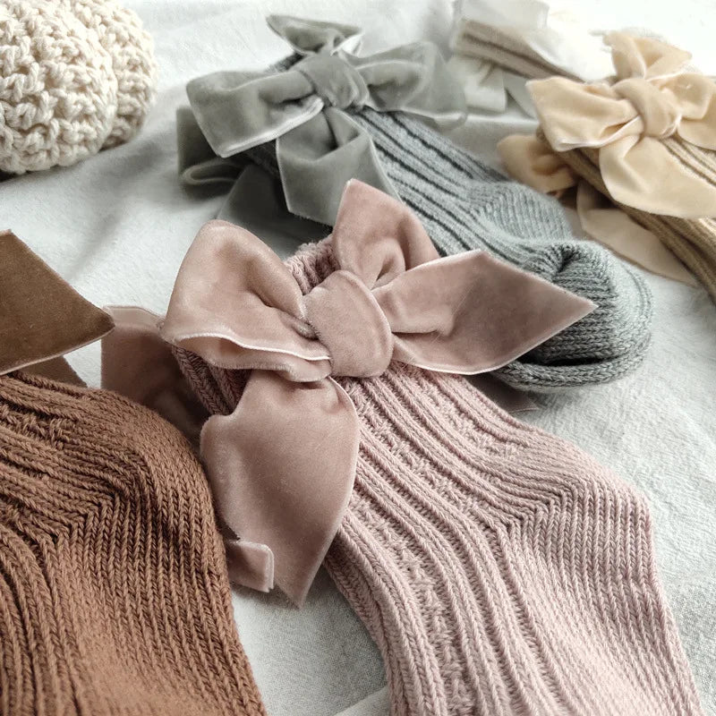Big Bow Cotton Socks Infant Accessories