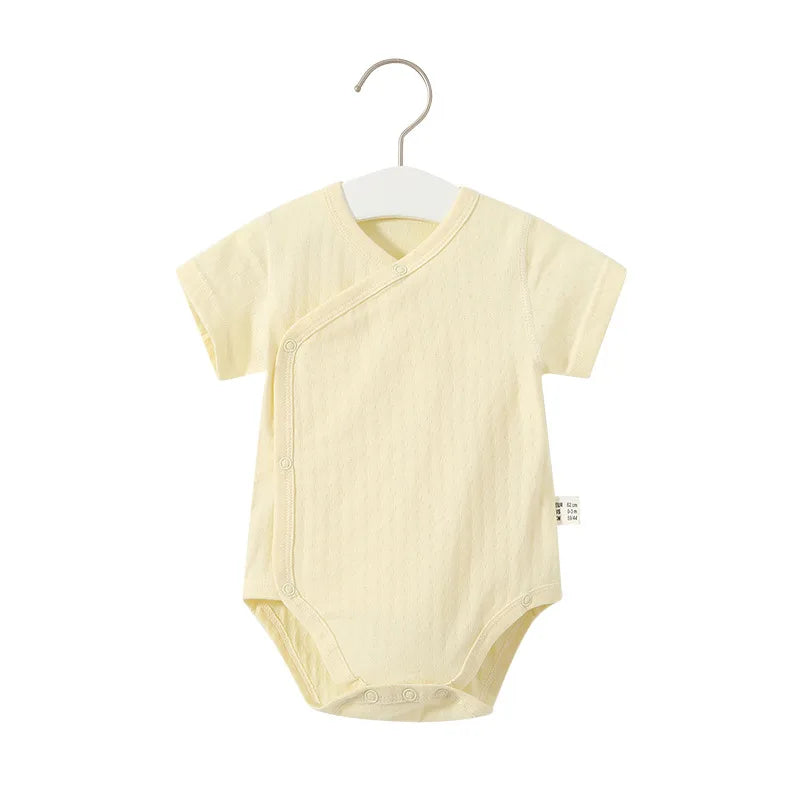2Pcs Summer Cotton Breathable Soft Bodysuit