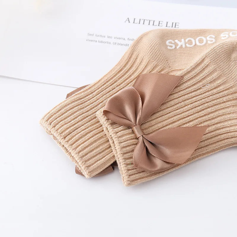 Baby Accessories Newborn Big Bow Floor Socks