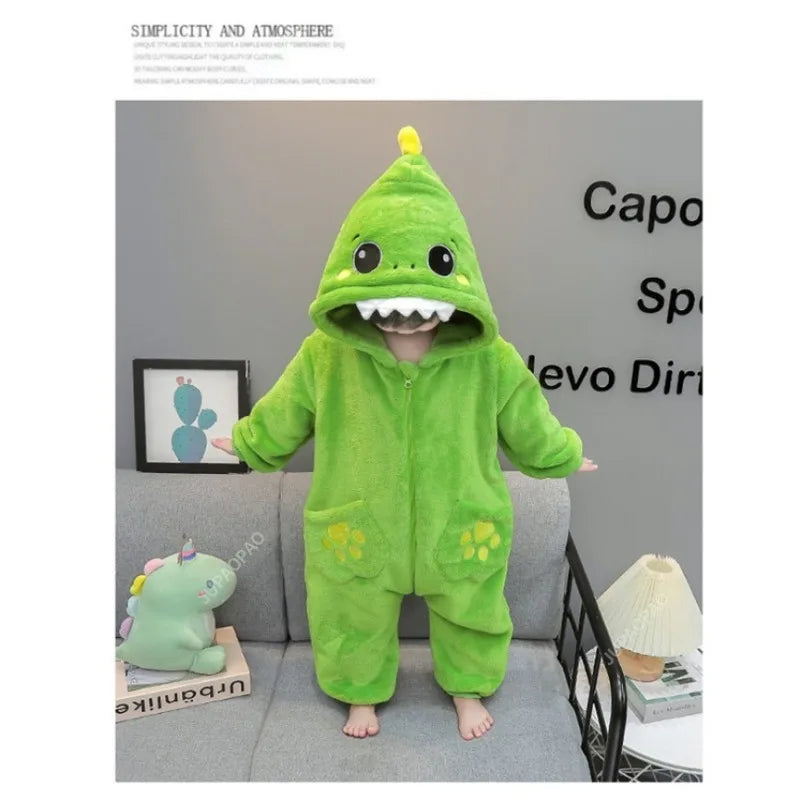 Dinosaur Newborn Baby Winter Warm Animal Cosplay Costume