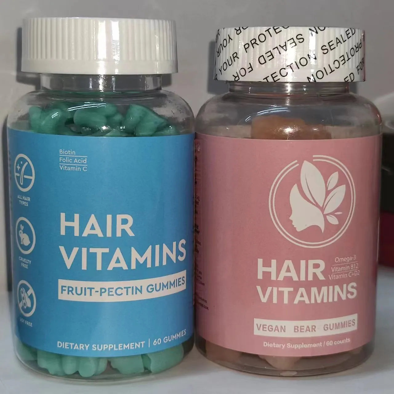 2 Bottles Hair Jelly Collagen Vitamin Promote Hair Growth