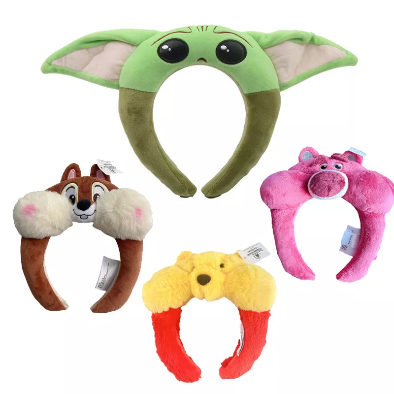 Disney Anime Lotso Bear Chip Judy Hopps Yoda Baby Headband