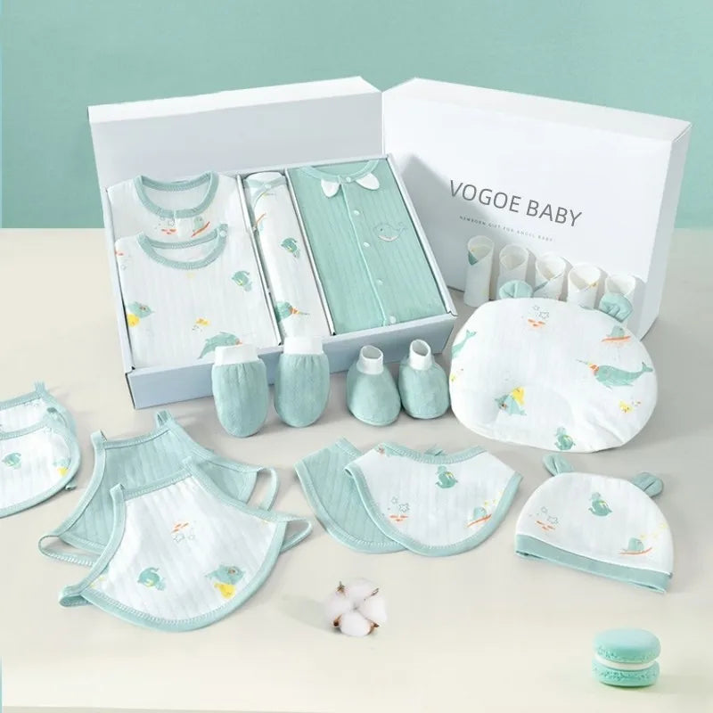 18/22/26 PCS Newborn Baby Gift 100% Cotton 0-6 Months No Box