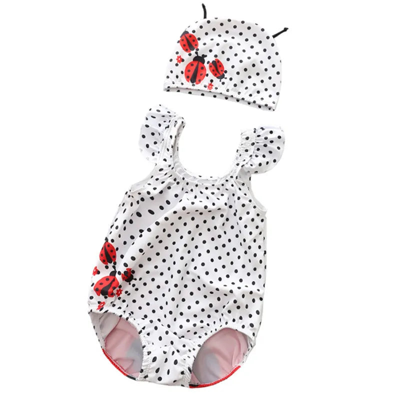Newborn 0-3Y Babies New Fruits Swimsuit 2pcs