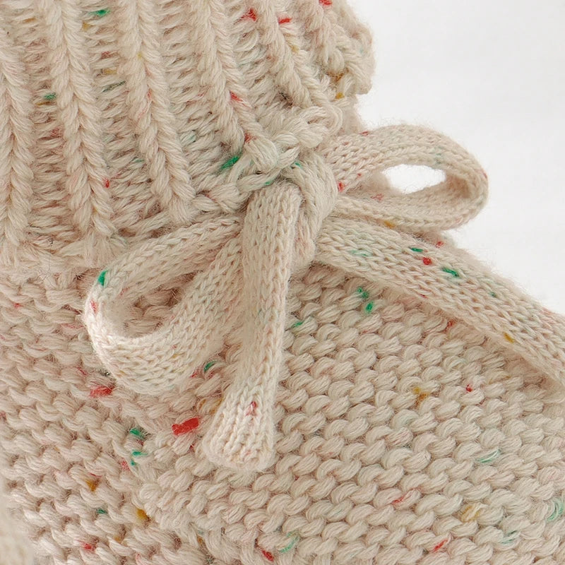 Newborn Boots Fashion Slip-On Knitted 0-18M Footwear