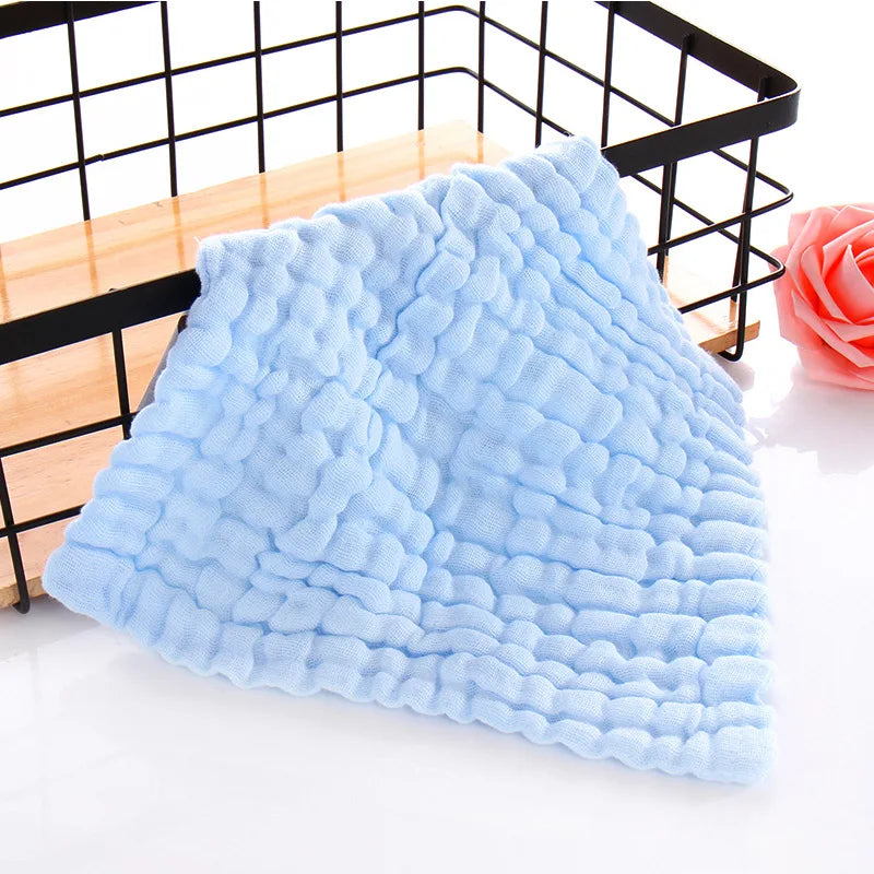 Baby Bath Face Towel Saliva Towels 6 Layer Cotton Newborn Feeding Saliva Towels Washcloth Hand Towel Handkerchief 30x30cm