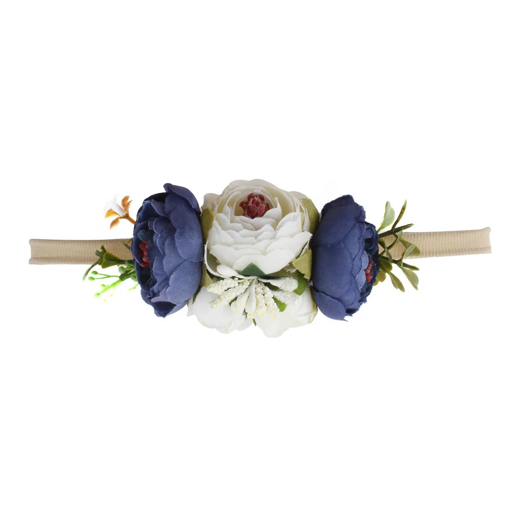 New Hot Flower Super Elastic Baby Headband