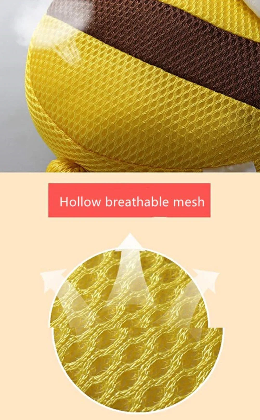 Toddler Baby Head Protector Cushion Backpack Wear