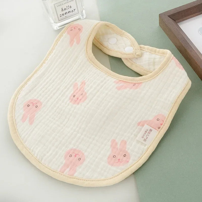 6 Layer Cotton Baby Saliva Towel