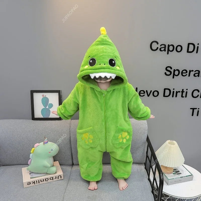 Dinosaur Newborn Baby Winter Warm Animal Cosplay Costume