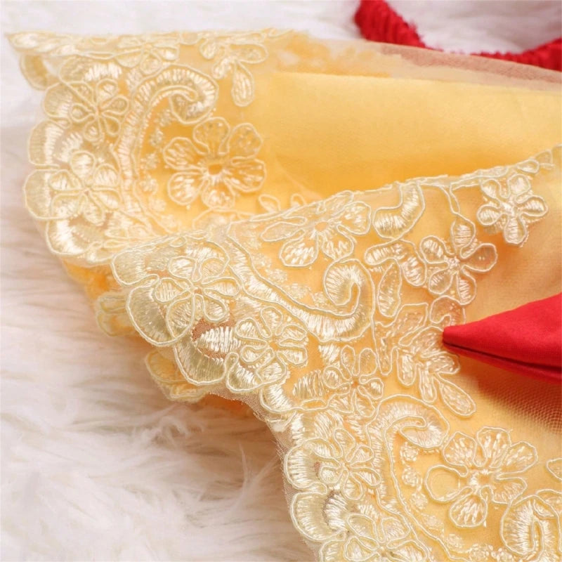 Infant Photography Props Princess Dress Bowknot Hairband Photoshooting