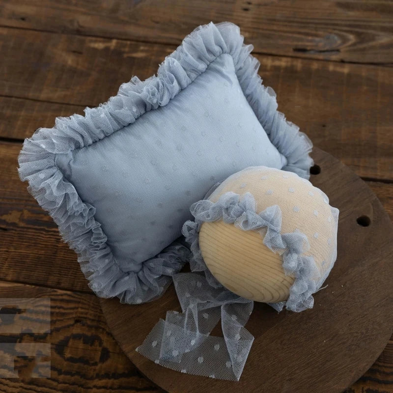 Newborn Photography Prop Soft Wrap Blanket Flower Headband