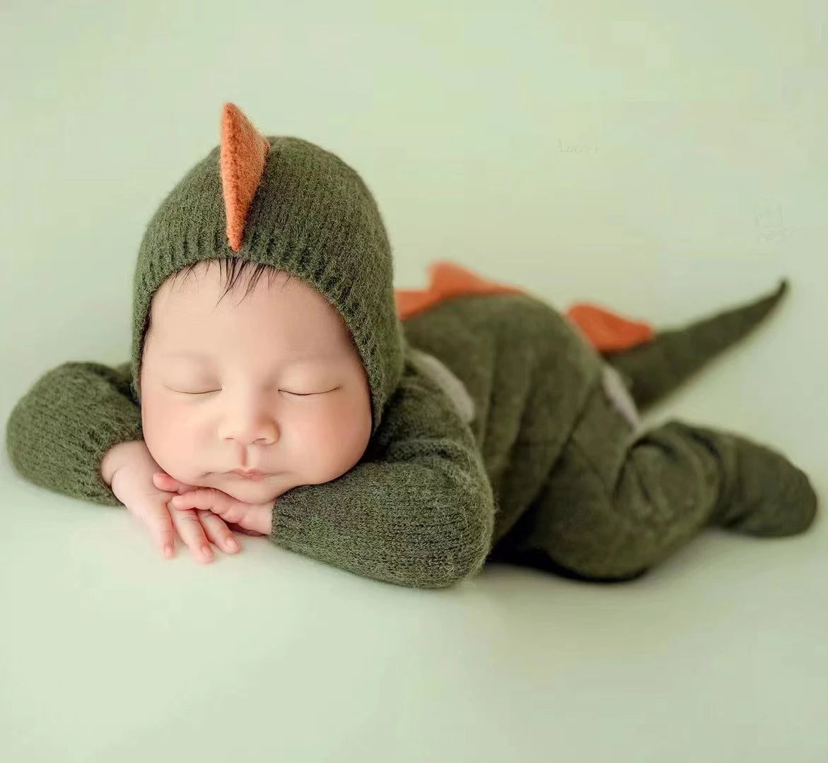 Newborn Dianosaur Costume Baby Photography Props