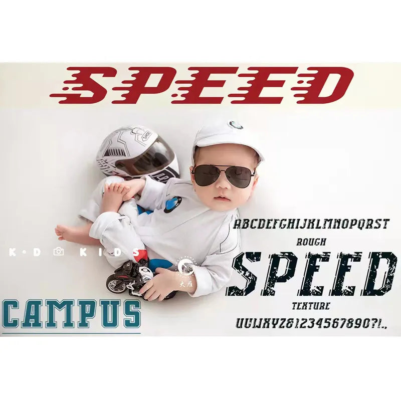 Newborn Boy Motorcycle Racing Suit Helmet Baby Outfit
