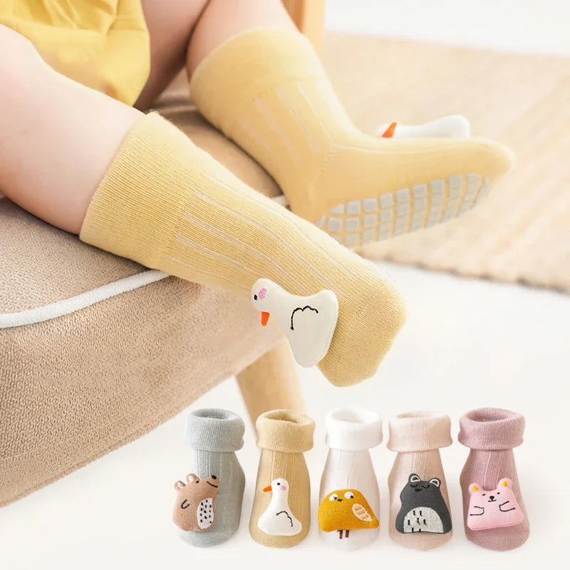 Cute Cartoon Animal Baby Cotton Socks