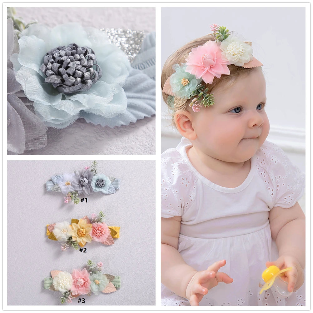 Baby Newborn Head Flower Toddler Florals Headwear