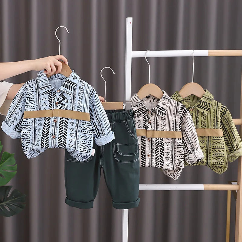 Luxury Baby Boy Clothes 12 to 24 Months Vintage Patchwork Sets