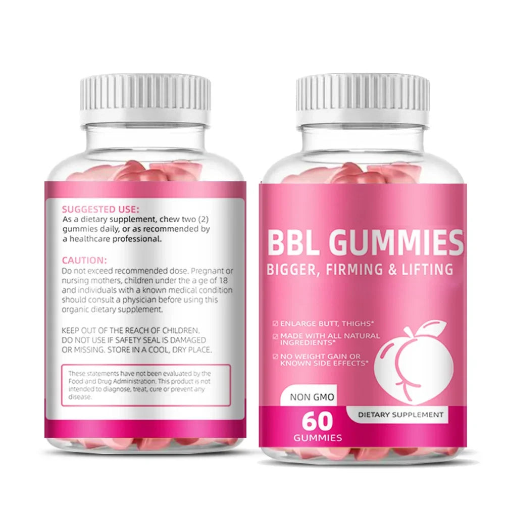 1 bottle BBL Gummies Hip-lifting Soft Candy Dietary Supplement No Weight Gain Made with All Natural