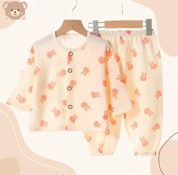 Toddler Spring Clothing Set Baby Sleepwear Outfits
