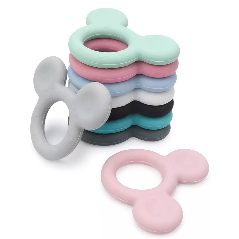 1Pc Baby Cartoon Silicone Teether BPA Free