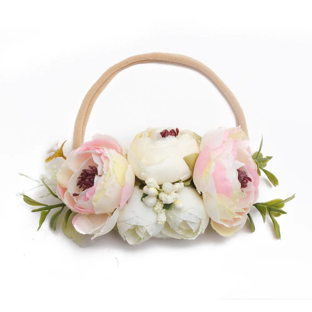 New Hot Flower Super Elastic Baby Headband