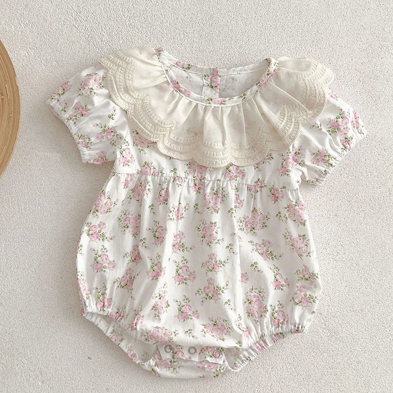 Baby Girl Clothing Summer Infant Baby Bodysuits