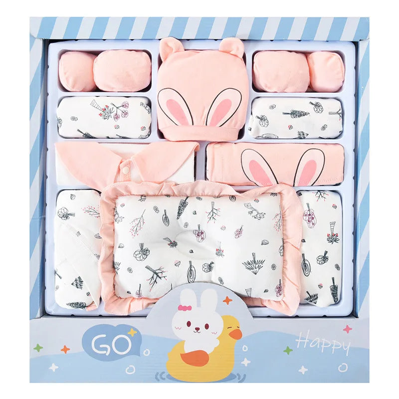 24 Pieces Newborn Baby Bodysuits Gifts Set Layette Set 0-6 Months
