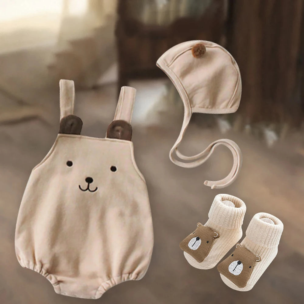 Organic Color Cotton Baby Clothes Set For Newborn gift set box