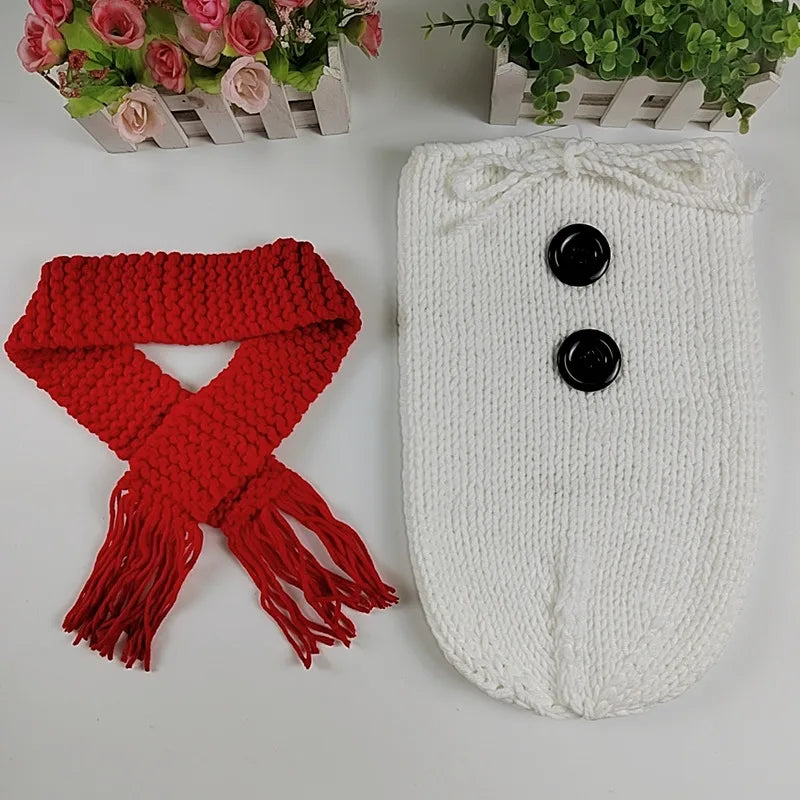 ❤️Newborn Photography Christmas Clothing Knit Shoot Props Accessories