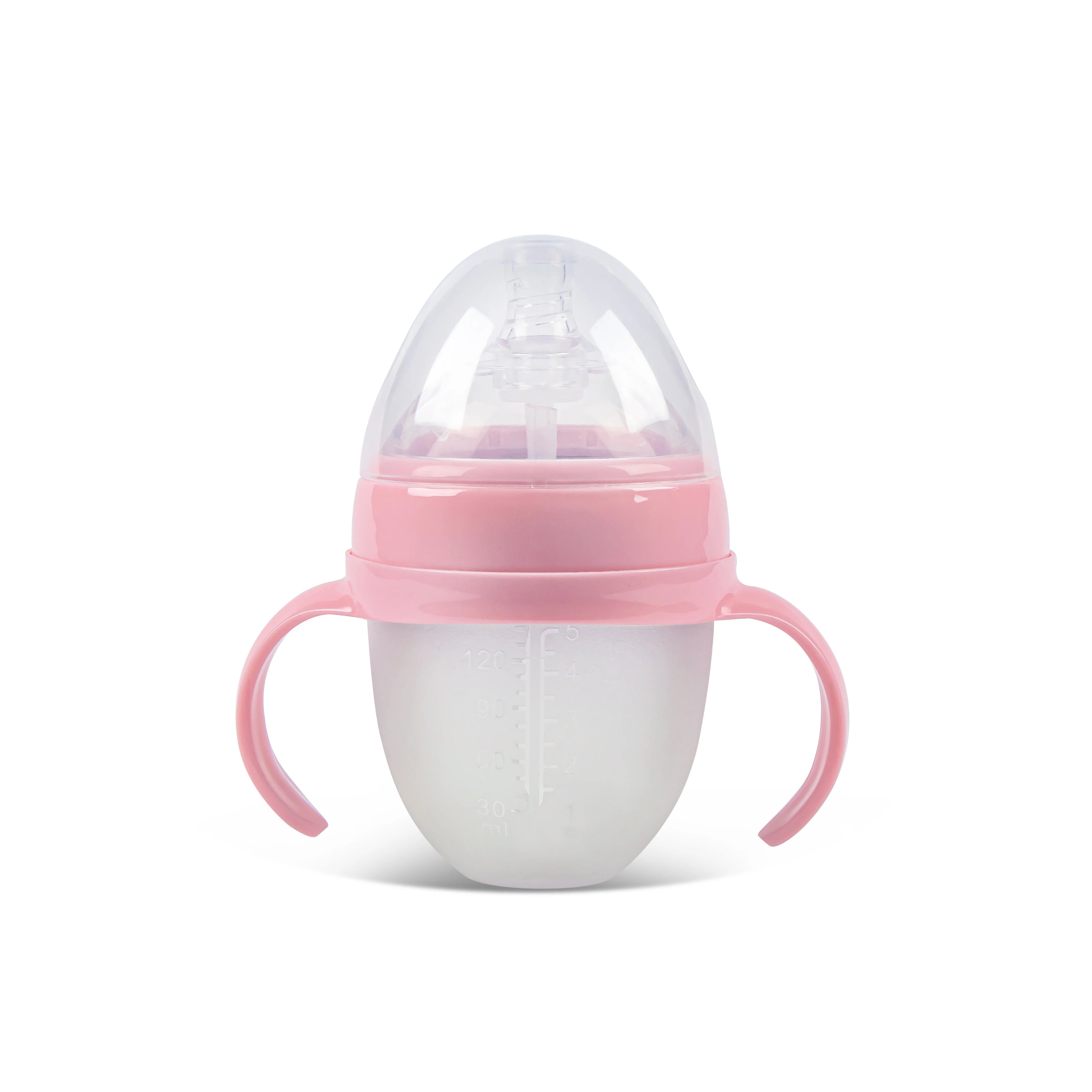 1 Pcs Baby Bottle 150ml Wide Mouth Nipple Gravity Ball With Handle Food Silicone Emulait Baby Bottle Anti Colica Bottle For Baby