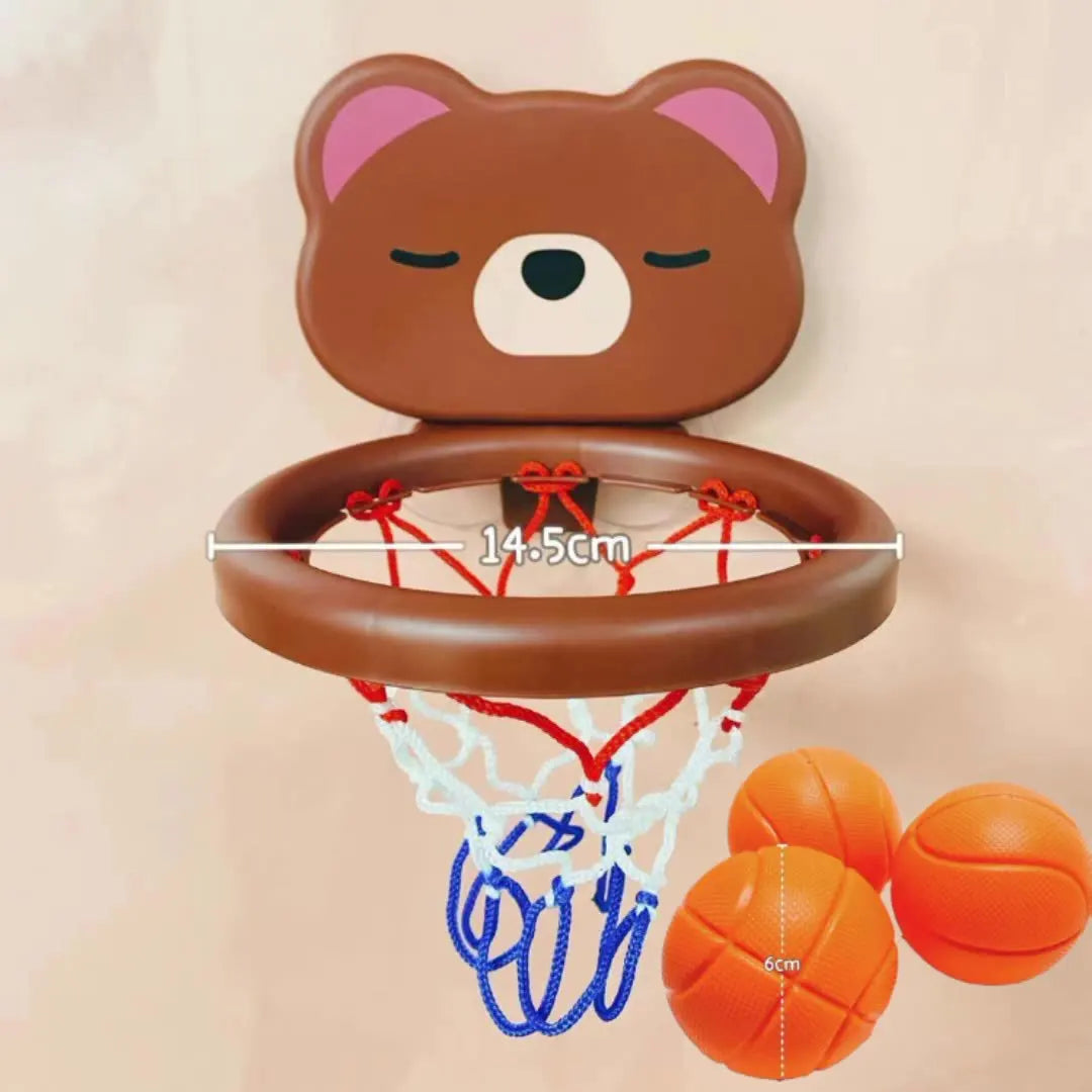 Baby Bath Toys Suction Cup Shooting Basketball Bathroom Toy