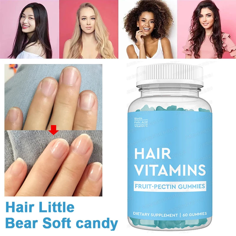 2 Bottles Hair Jelly Collagen Vitamin Promote Hair Growth