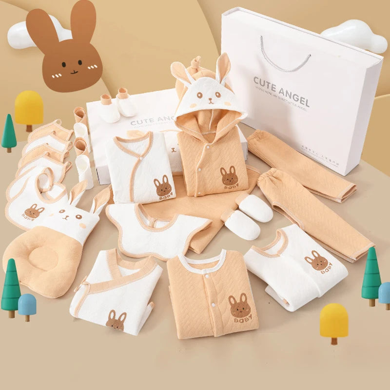 22/24/26 Pieces/0-3Months Newborn Baby Clothing 100% Cotton Set