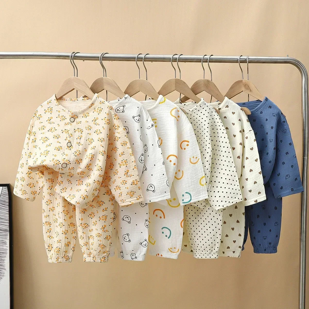 Toddler Spring Clothing Set Baby Sleepwear Outfits