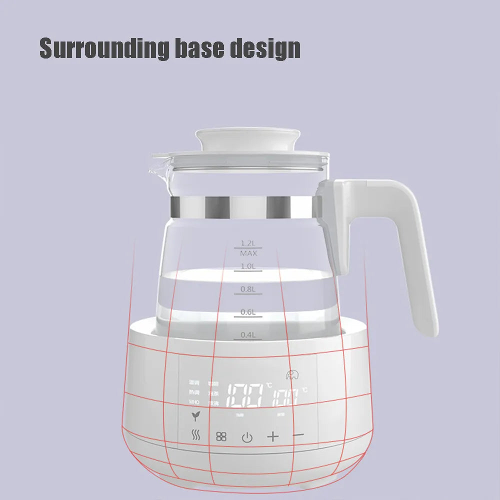 1.2L Infant Thermostatic Milk Regulator Baby Kettle Keep Warm 24 Hours Hot Water Smart Insulation Pot Milk Powder Warmer