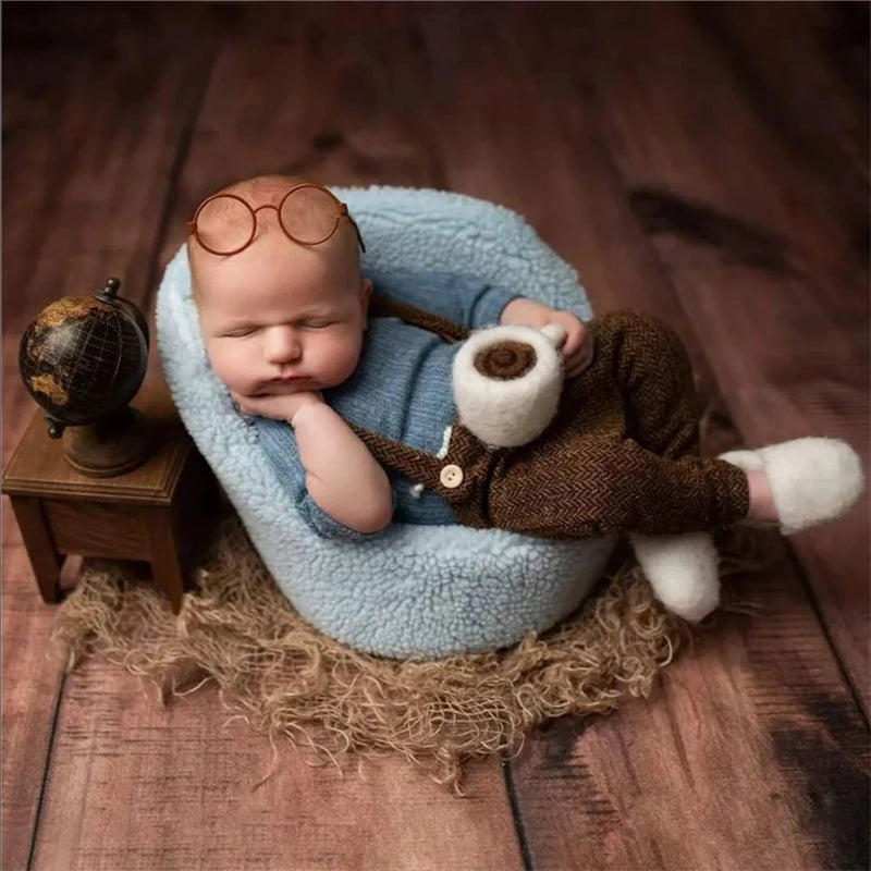 Baby Photography Clothing Sets 3pcs Gentleman Outfit British Style