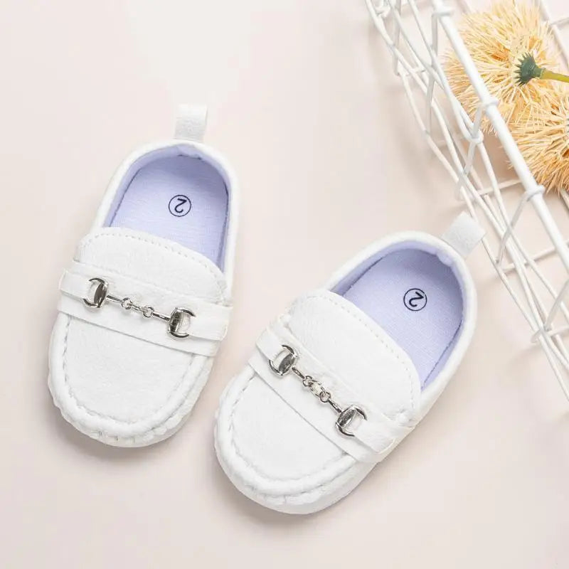 New Baby Shoes Casual Shoes Leather Non-slip Walkers 3-colors 0-18M