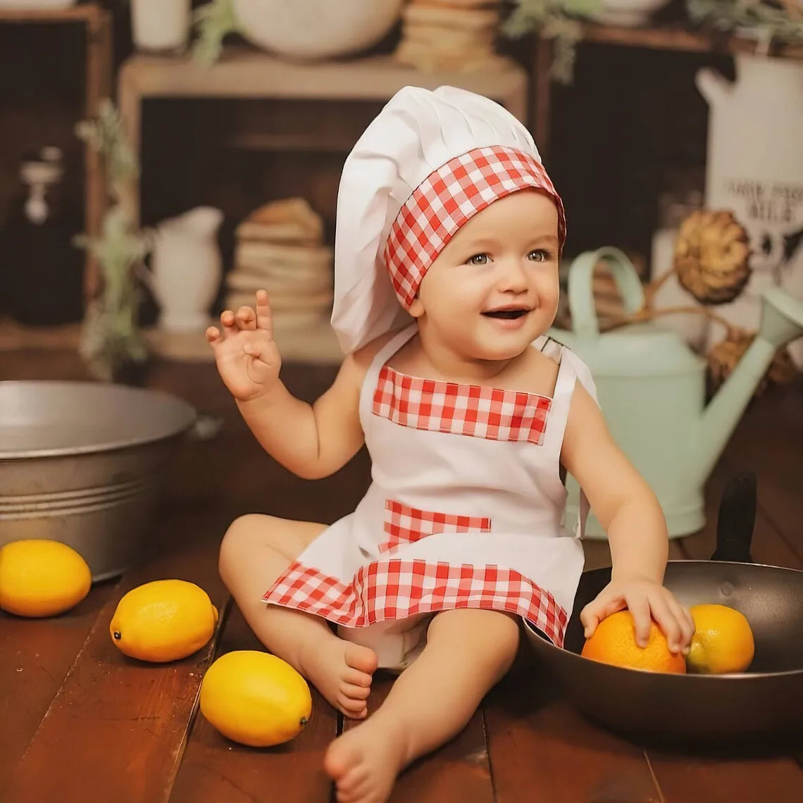 Shining Chef's Costume Newborn Photograohy Props