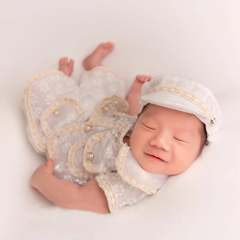Newborn Photography Props Clothes Suit Set