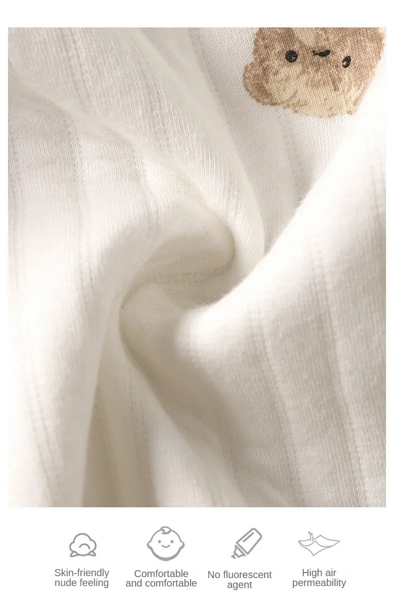0-3 Newborn Baby Top Pure Cotton Boneless Half Back Top