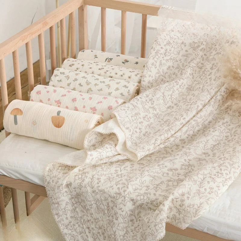 2Layer Thin Baby Summer Blanket Infant 120X150CM