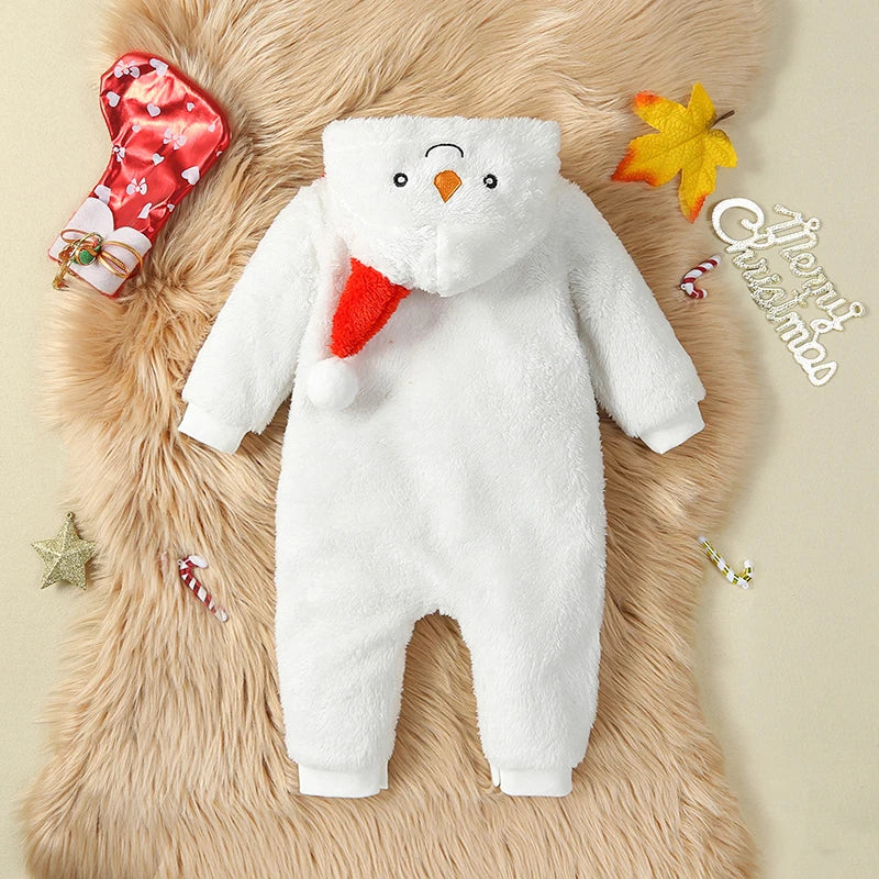 0-24MNewborn Toddler Baby Girls Boys Christmas Romper