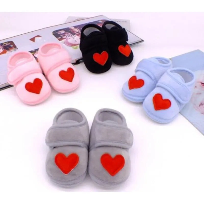 Baby Sweet Shoes Red Heart Prewalkers Crib Shoes