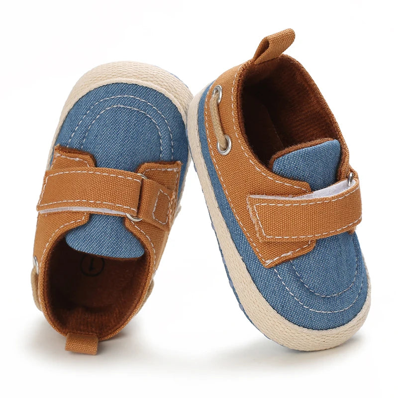 Newborn Baby Prewalker Casual Shoes Leather Non-Slip Soft 0-18M