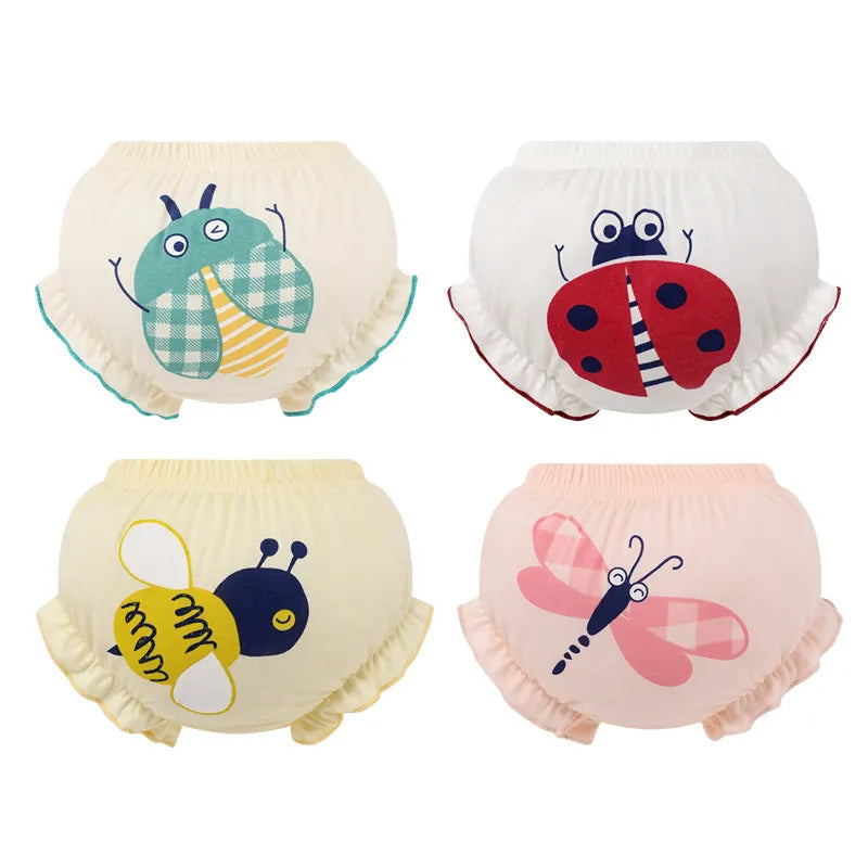 3 Piece/Lot Kids 100%Cotton Panties Baby Infant